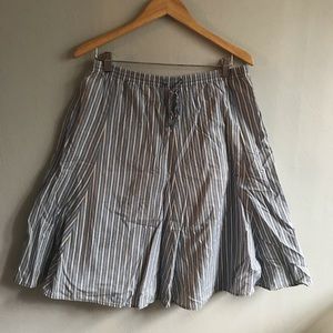 Garnet Hill Striped Skirt.